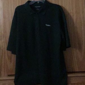 Green Tulane polo shirt. Size 2xl